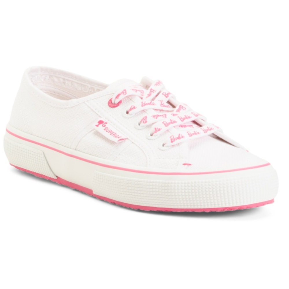Superga 2750 Barbie Classic Sneaker White & Pink Women’s Size 5.5